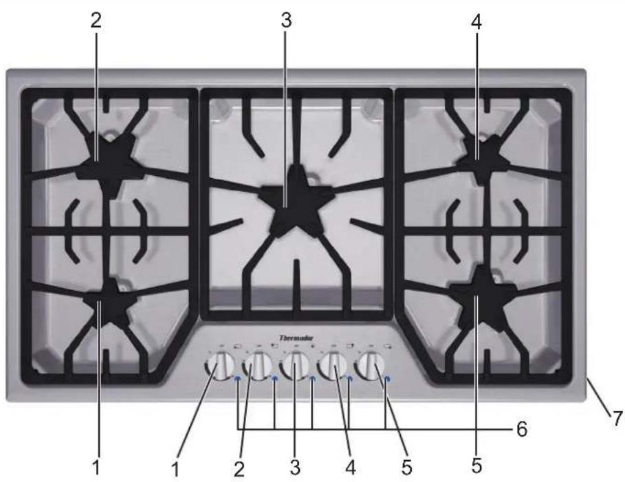THERMADOR SGSX365FS - Parts and Accessories Included - 3