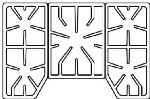 THERMADOR SGSX365FS - Burner Grates - 2