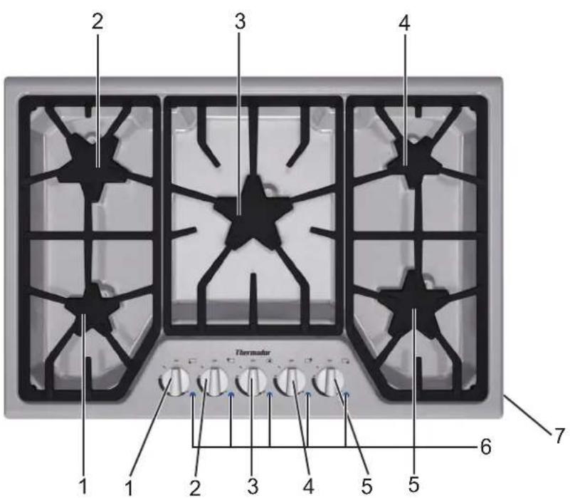 THERMADOR SGSX365FS - Parts and Accessories Included - 2