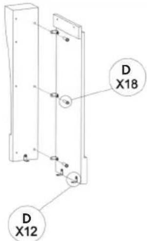 Klarstein Phantasma Cottage - Assembly of mantle piece - 2