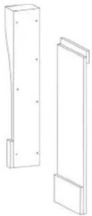 Klarstein Phantasma Cottage - Assembly of mantle piece - 1