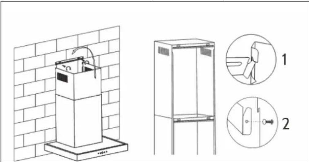 Klarstein FlashLine 60 - Chimney installation - 2