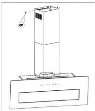 Klarstein SleekAir - Chimney installation - 4