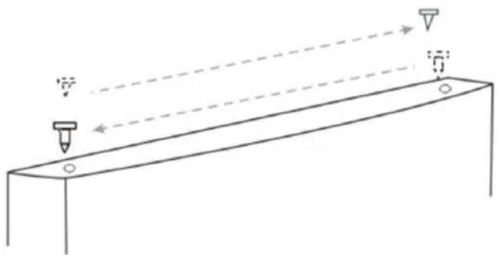 FAGOR FTTL94EW - Instructions pour inverser la porte - 7