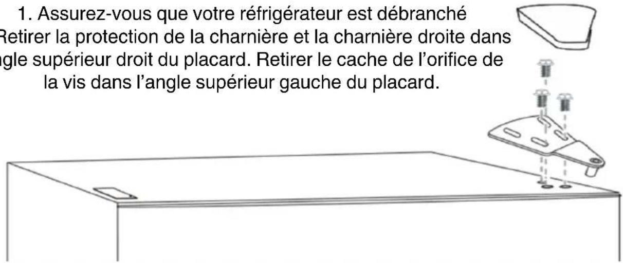FAGOR FTTL94EW - Instructions pour inverser la porte - 1
