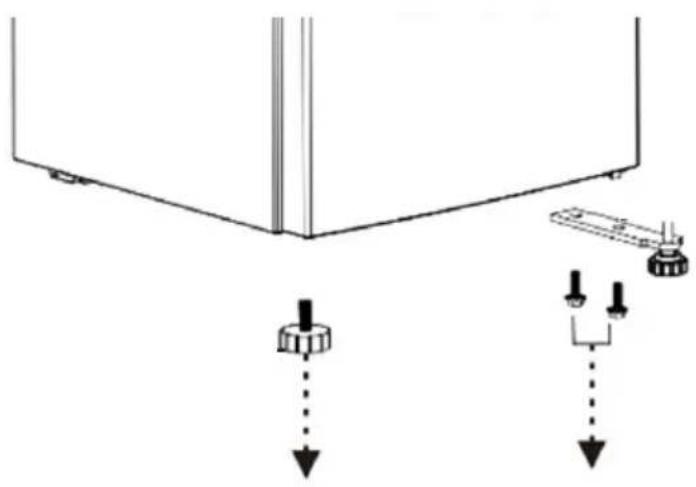 FAGOR FTTL94EW - Instructions pour inverser la porte - 2