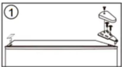 FRIGELUX RDP138BE - Cambio de dirección de la puerta. - 1