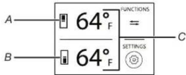JENN-AIR JBWFNR18RX - Ajuste de temperatura del compartimento - 1