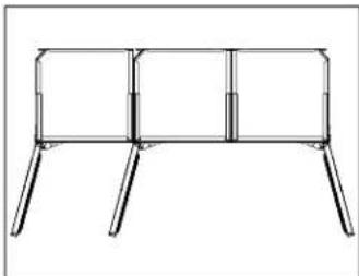 JENN-AIR JBWFNR18RX - Permissible 3-unit configurations: - 3
