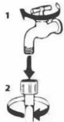 Linarie Calas LMWD85G - Nettoyage du filtre à mailles dans le tuyau d'alimentation en eau - 1