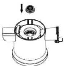 CIARRA CDSJ046-G - Press the silicone valve to close it property and tightly after cleaning. - 2