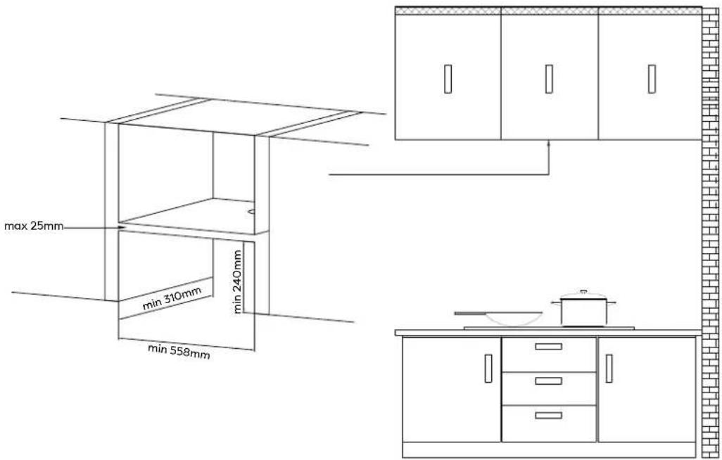 CIARRA CD6926AB - Install the Hood (Extraction) : - 3