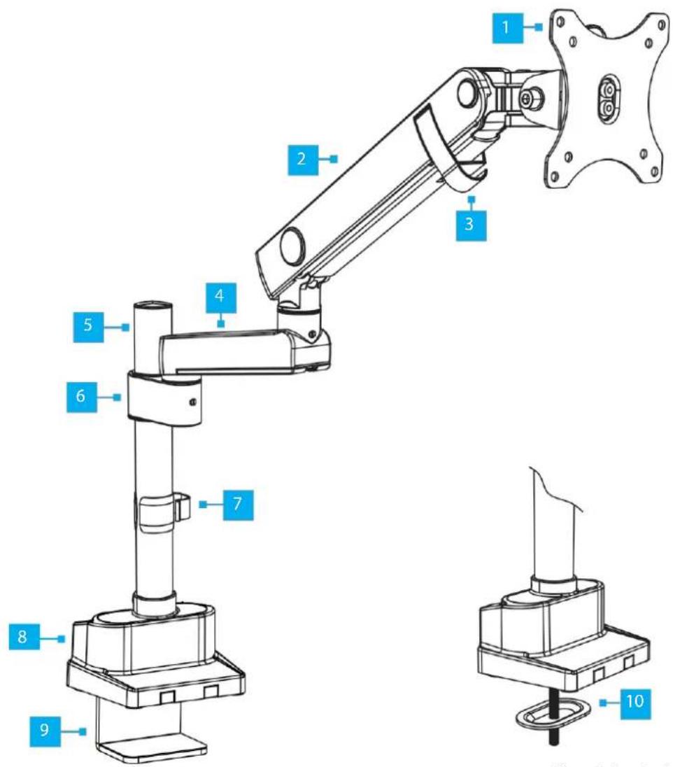 StarTech.com ARMPIVOT2 - ID du produit - 1