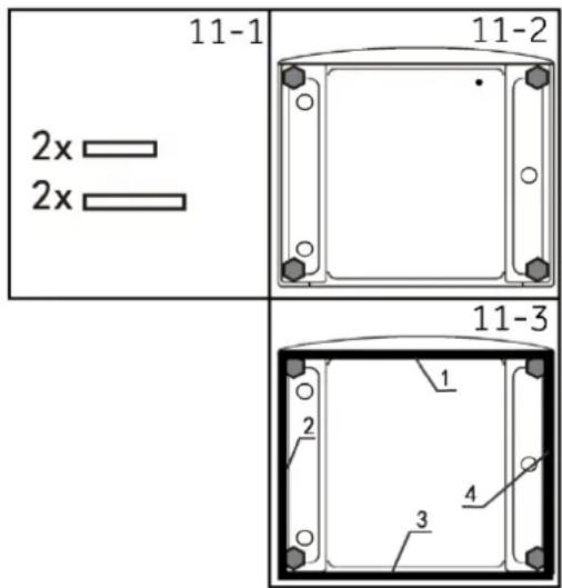 HAIER HW130-BP14357U1 - FACULTATIF : Installation de patins de réduction du niveau sonore - 1