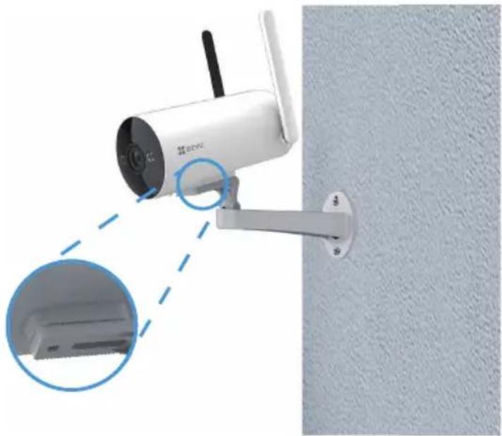 EZVIZ H5 4G - Installer laamera - 1