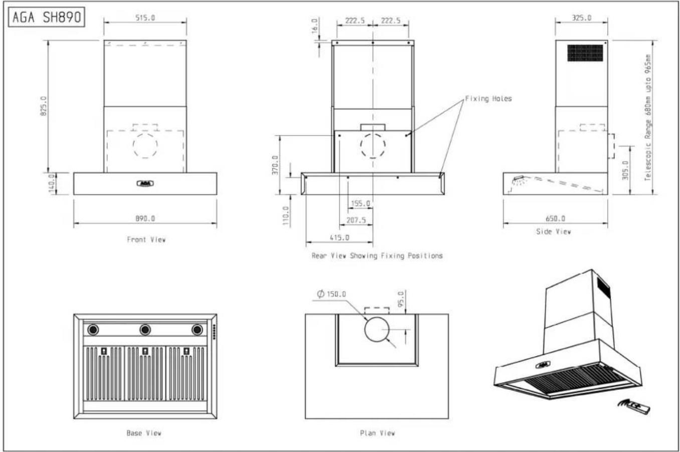 AGA SH890 - Elektrisk installation - 6