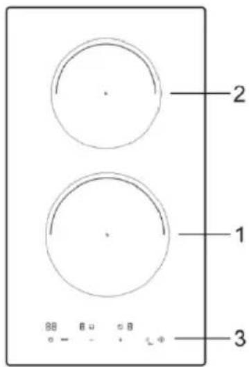 CANDY CI32CBB - Pohled shora - 1
