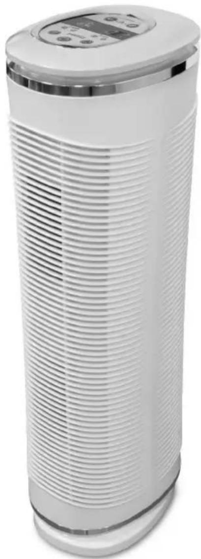 HOMEDICS AR-29A - Oscillating HEPA+UV-C Tower Air Purifier - 1