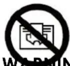 THOMSON HR15-T16 - WARNINGS - 1