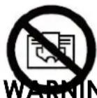THOMSON HR20-T17W - WARNING - 1