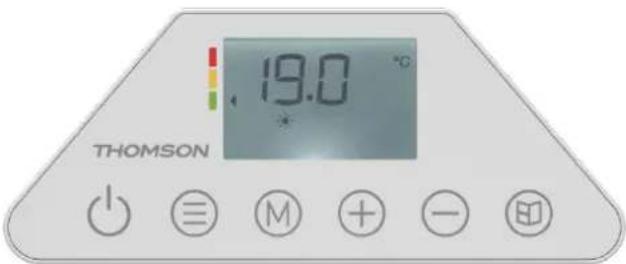 THOMSON HR20-T17W - Control panel - 1