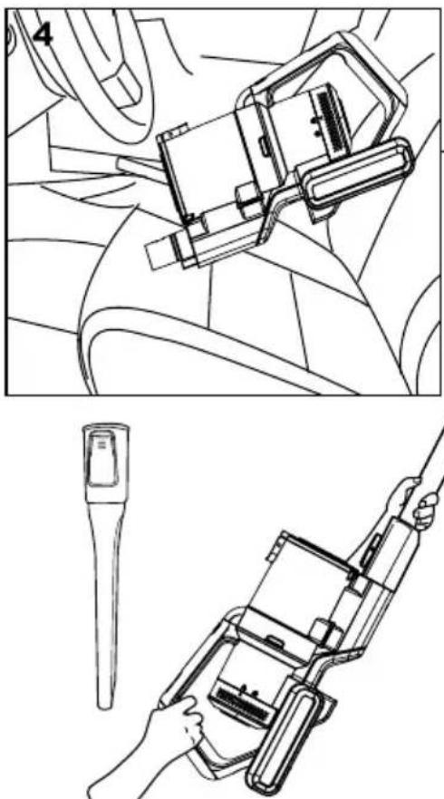 EUREKA RapidClean Pro NEC285 - The hand vacuum can be used with or without tools. - 1