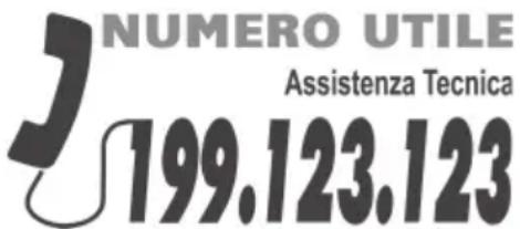 HOOVER HBS94X - UN SOLO NUMERO TELEFONICO PER OTTENERE ASSISTENZA. - 1