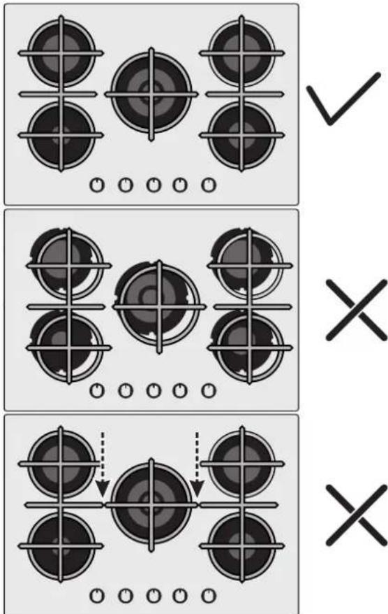 HOOVER HSGV64SMCWY - USE OF HOB - USER INSTRUCTIONS - 1