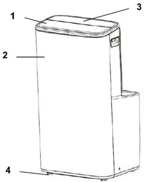 Friedrich ZoneAire Premier ZHV16DA - Name of Parts - 1