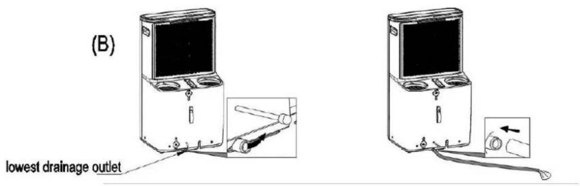 Friedrich ZoneAire Premier ZHV16DA - Drainpipe installation - 2