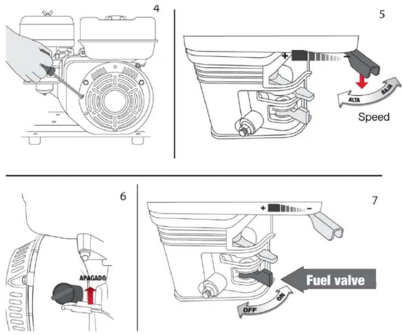 Vevor G250A - Start-up (Fig. B) - 4