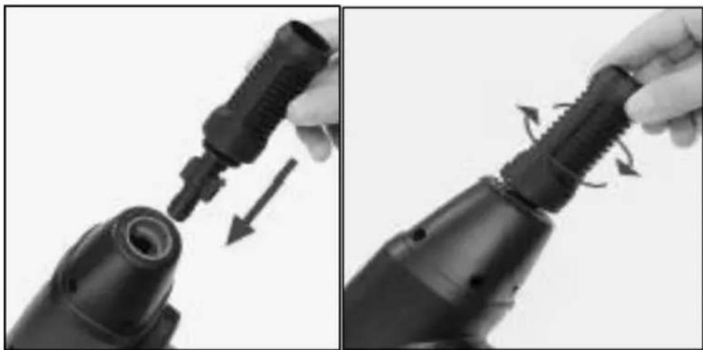 Vevor XS-002 - Step 2: Installation/Disassembly of Nozzles. - 1