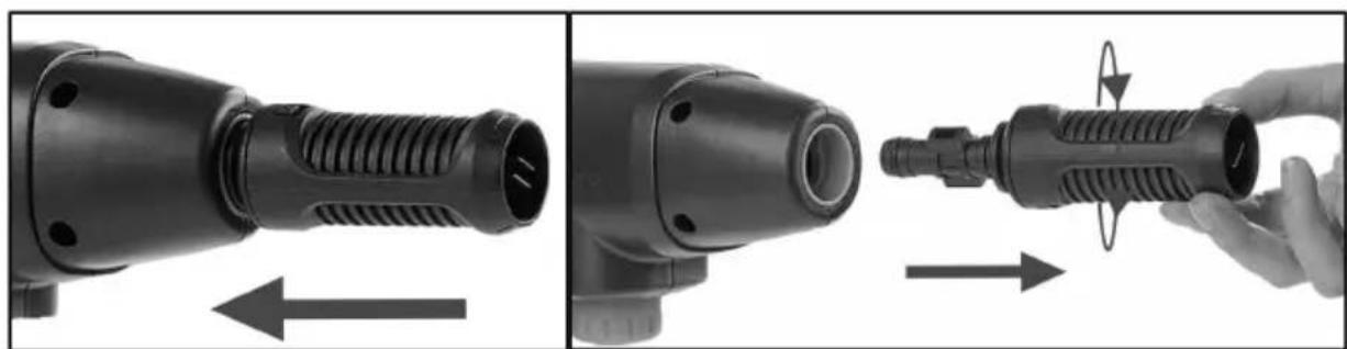 Vevor XS-002 - Step 2: Installation/Disassembly of Nozzles. - 3