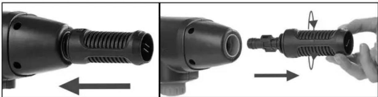 Vevor XS-002 - Stap 2: Installatie/demontage van de sproeiers. - 3