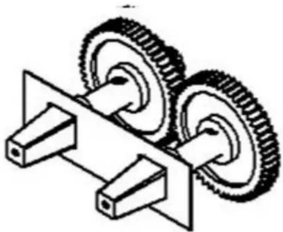 Vevor NS-2000E-4P - Replace the method of cylindrical gear: - 1