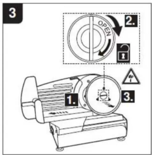 Vevor 1A-FS201 - Removing the Cutting Blade - 3