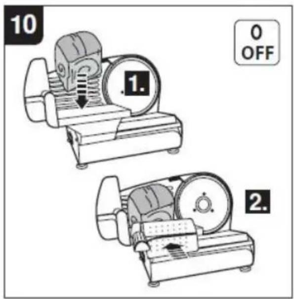 Vevor 1A-FS201Q - Removing the Cutting Blade - 10