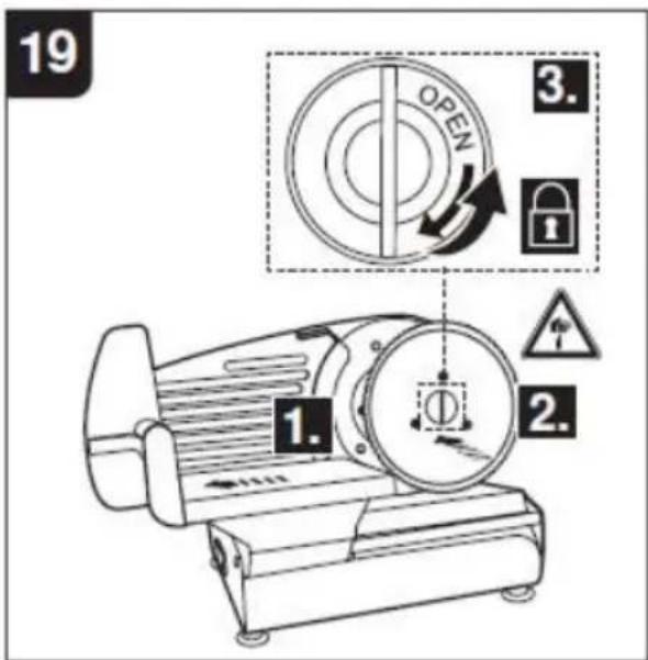 Vevor 1A-FS201Q - Removing the Cutting Blade - 19