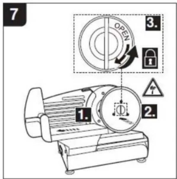 Vevor 1A-FS201Q - Removing the Cutting Blade - 7