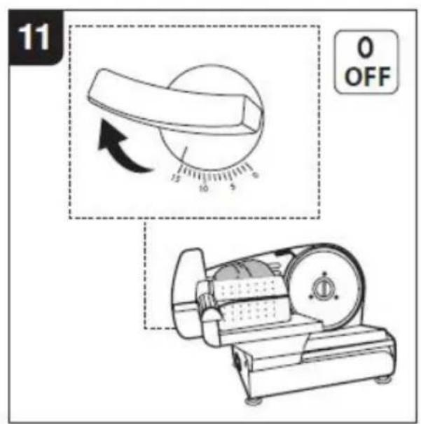 Vevor 1A-FS201Q - Removing the Cutting Blade - 11