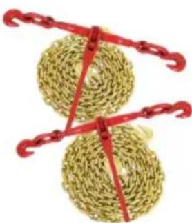 Vevor 3/8-1/2-2FT - AGLUTINANTE DE CADENA CON CADENAS - 10