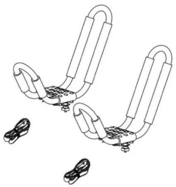 Vevor C09-4 - KAYAK ROOF RACK - 1