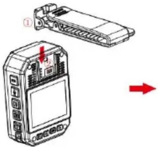 Vevor F26A - ASSEMBLY OF BACK CLIP - 1