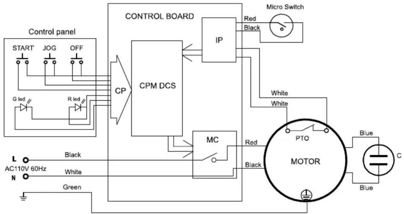 Vevor FC-18V1 - Circuit diagram - 2