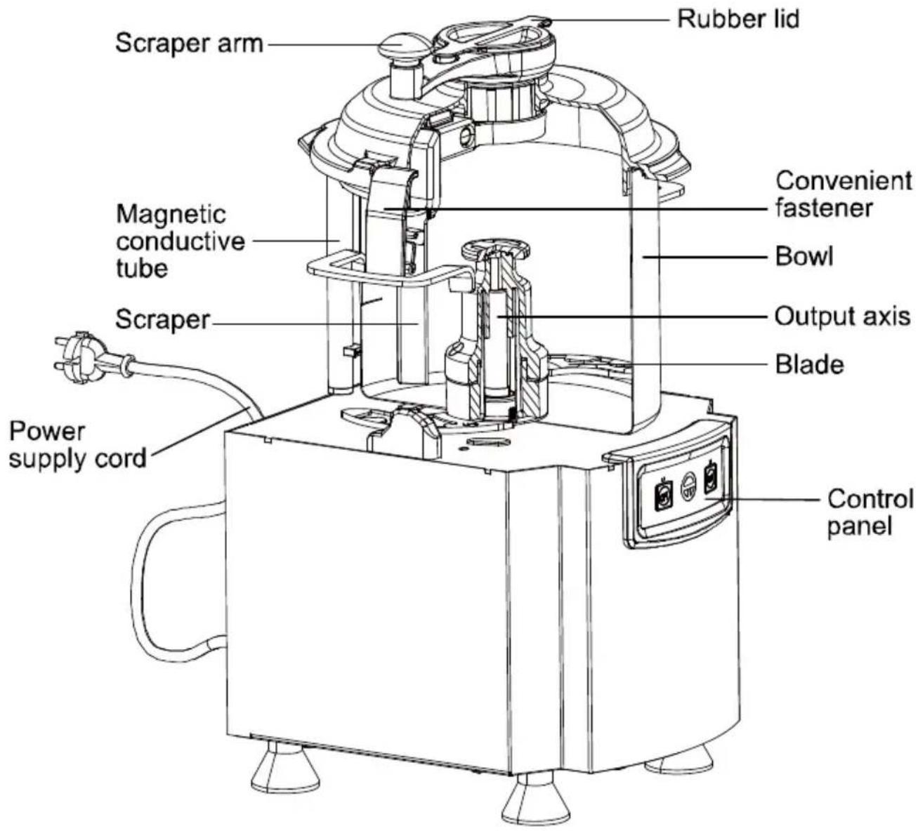 Vevor FC-18V1 - Parts of description - 1