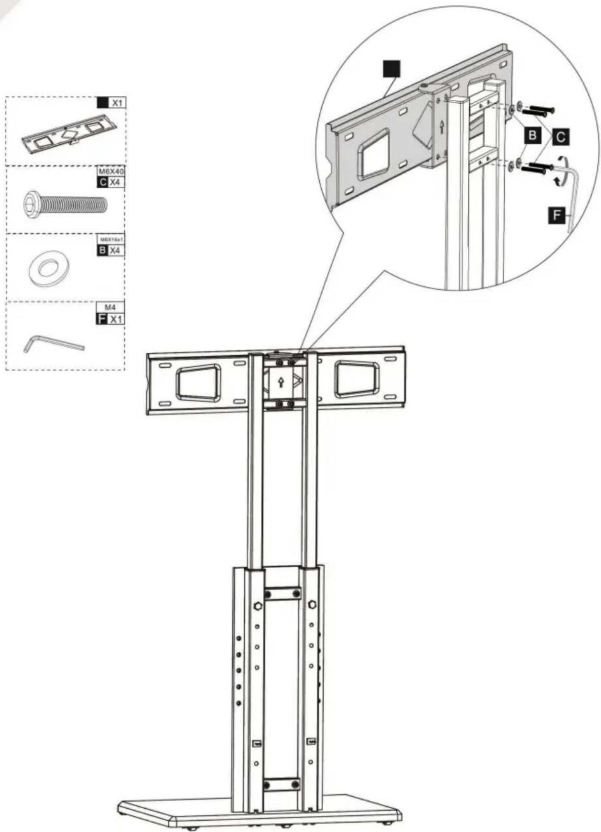 Vevor FS26 - PASO DE MONTAJE - 2