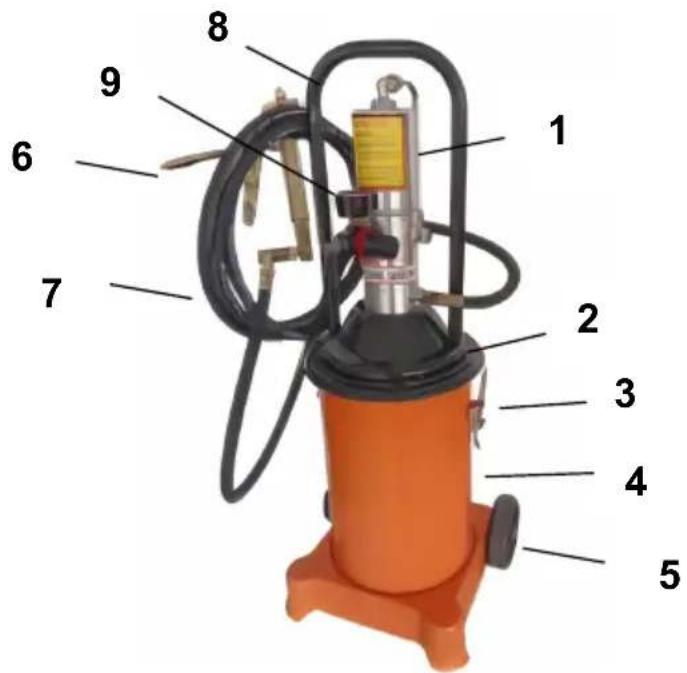 Vevor FF-09B-40L - STRUCTURE DIAGRAM - 1