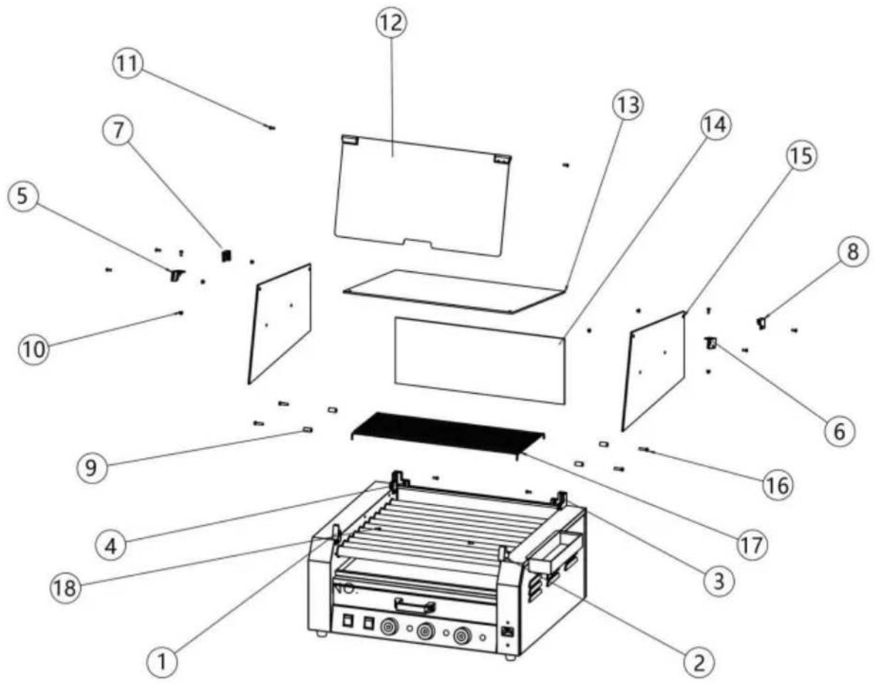 Vevor HD11 - PRODUCTCOMPONENTEN - 1