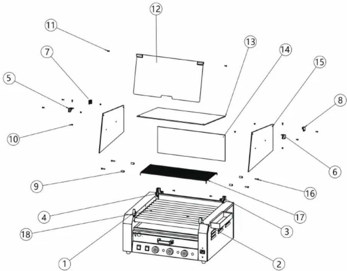Vevor HD11 - PRODUCTCOMPONENTS - 1