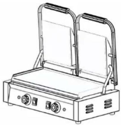Vevor HT-811E - PANINI PRESS GRILI - 7